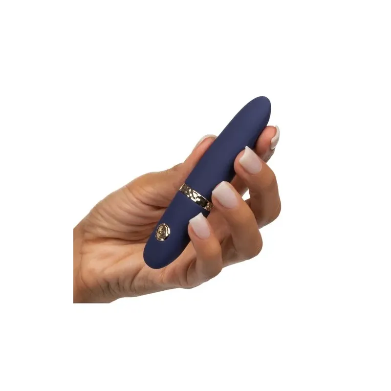 Mini masseur rechargeable Calexotics en silicone avec 10 modes de vibration, design compact
