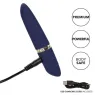 Mini masseur rechargeable Calexotics en silicone avec 10 modes de vibration, design compact