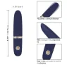 Mini masseur rechargeable Calexotics en silicone avec 10 modes de vibration, design compact