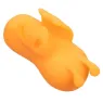 Calexotics Buzzing Vibe orange finger vibrator with 10 vibration modes and curved silicone antennae.