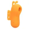 Calexotics Buzzing Vibe orange finger vibrator with 10 vibration modes and curved silicone antennae.
