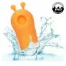 Calexotics Buzzing Vibe orange finger vibrator with 10 vibration modes and curved silicone antennae.