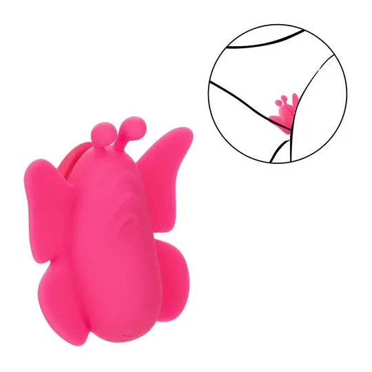 Calexotics stimulateur culotte rose silicone 10 vibrations rechargeable étanche
