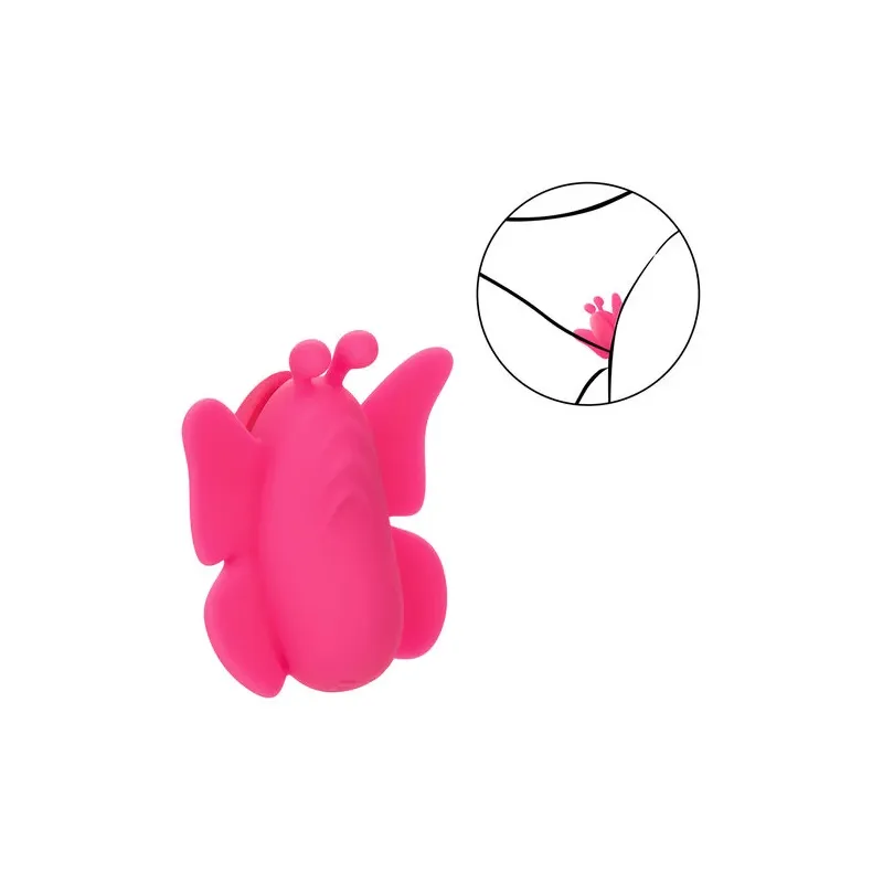 Calexotics panty vibrator pink silicone 10 vibrations rechargeable waterproof