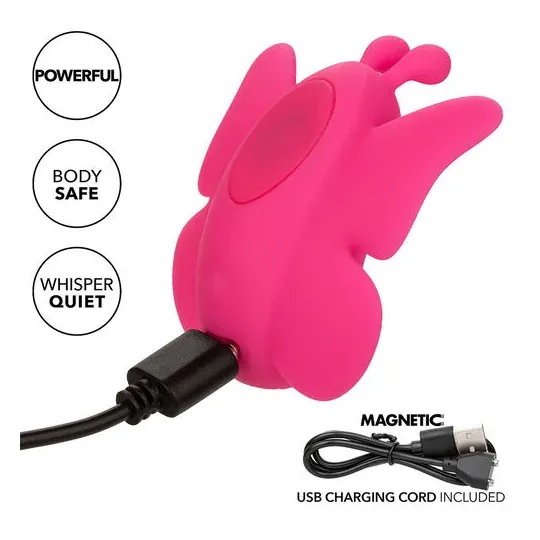 Calexotics stimulateur culotte rose silicone 10 vibrations rechargeable étanche