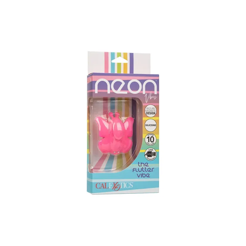 Calexotics panty vibrator pink silicone 10 vibrations rechargeable waterproof