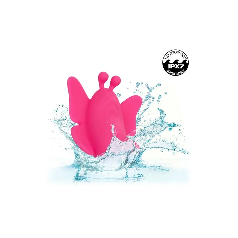 Calexotics panty vibrator pink silicone 10 vibrations rechargeable waterproof
