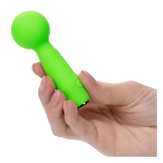 Mini masseur vibrant Calexotics Neon Vibes The Bubbly Vibe vert avec 10 modes de vibrations