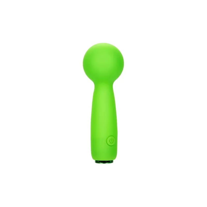 Mini masseur vibrant Calexotics Neon Vibes The Bubbly Vibe vert avec 10 modes de vibrations