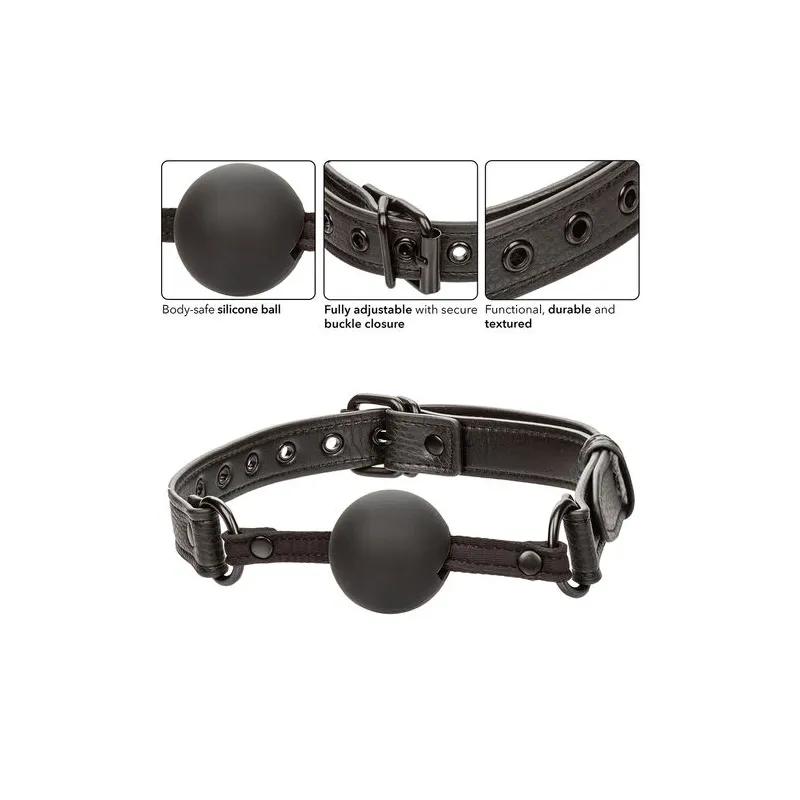 Kugelknebel Silikon schwarz Calexotics verstellbar 3,75 cm