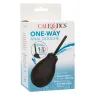 Douche anale noire CALEXOTICS avec valve anti-reflux, capacité 216 ml, pour hygiène intime.
