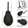 Douche anale noire CALEXOTICS avec valve anti-reflux, capacité 216 ml, pour hygiène intime.