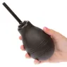 Douche anale noire CALEXOTICS avec valve anti-reflux, capacité 216 ml, pour hygiène intime.