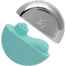 Stimolatore CalExotics Ovation Acclaim verde acqua ergonomico con 10 velocità di pulsazione