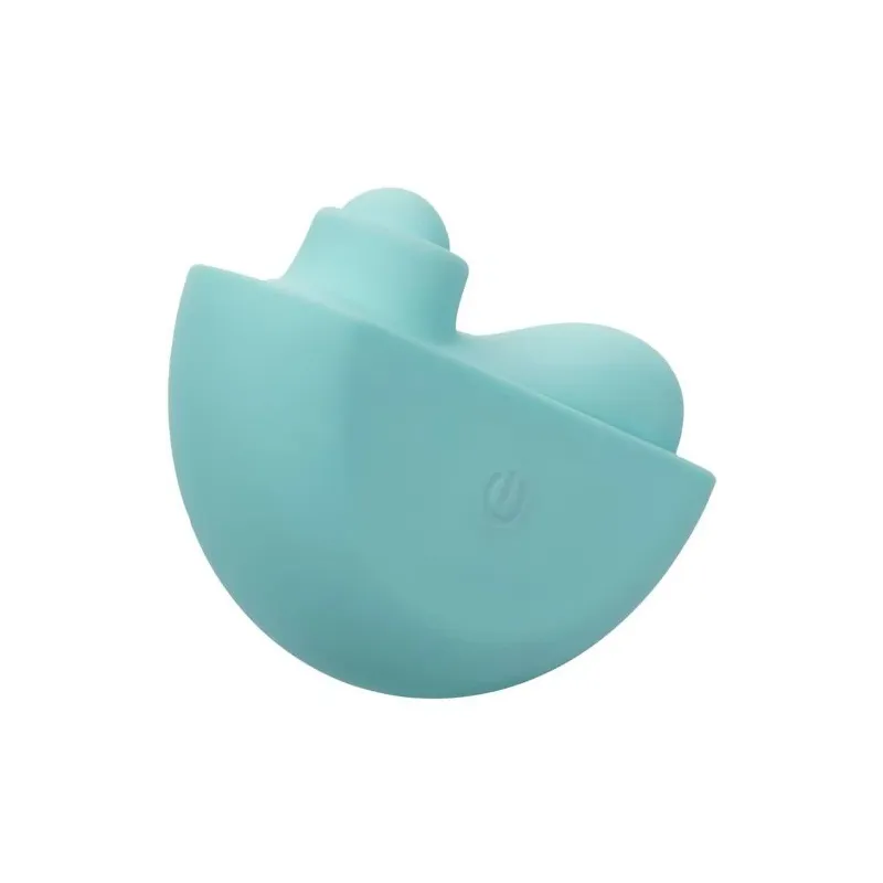 Stimolatore CalExotics Ovation Acclaim verde acqua ergonomico con 10 velocità di pulsazione