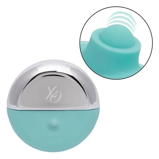 Stimolatore CalExotics Ovation Acclaim verde acqua ergonomico con 10 velocità di pulsazione