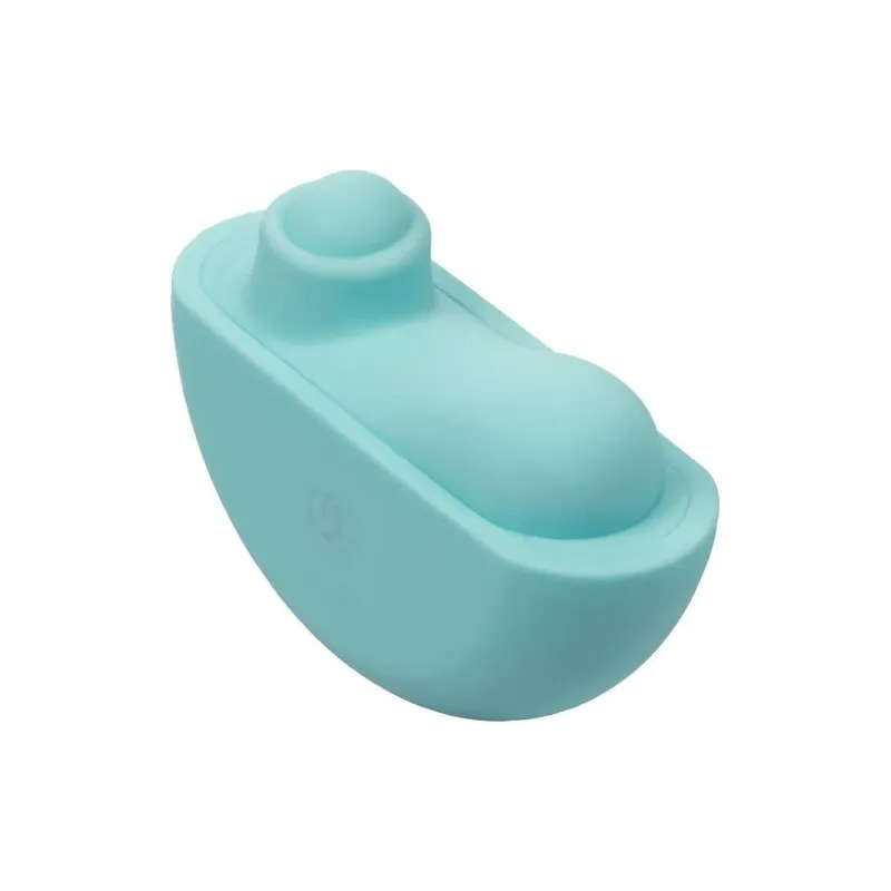 Stimolatore CalExotics Ovation Acclaim verde acqua ergonomico con 10 velocità di pulsazione