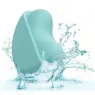 Estimulador de aplausos CalExotics Ovation verde aguamarina impermeable con 10 niveles de vibración recargable.
