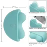 Estimulador de aplausos CalExotics Ovation verde aguamarina impermeable con 10 niveles de vibración recargable.