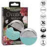 Estimulador de aplausos CalExotics Ovation verde aguamarina impermeable con 10 niveles de vibración recargable.