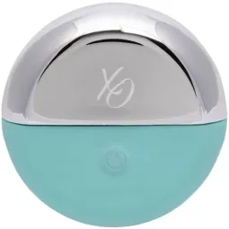 Stimulateur vibrant ergonomique CalExotics Ovation Rave vert aqua, courbes douces en silicone pour une stimulation ciblée.