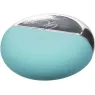 Estimulador vibrante ergonómico CalExotics Ovation Rave verde aguamarina, curvas suaves de silicona para estimulación dirigida.