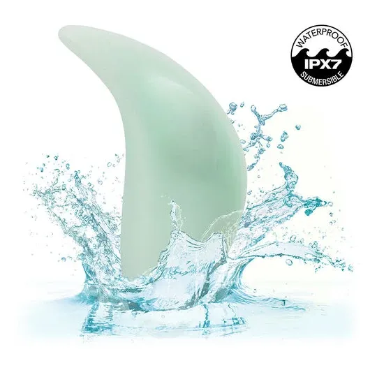 Calexotics Pacifica Bali Klitorisstimulator gebogen transparent Silikon wasserdicht 10 Funktionen
