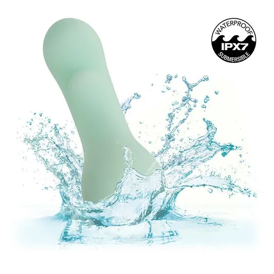 Calexotics Pacifica Bora Bora G-Punkt Stimulator aus transparentem Silikon, 10 Vibrationsmodi, wasserdicht IPX7 - Produktansicht