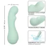 Calexotics Pacifica Bora Bora estimulador punto G de silicona transparente, 10 modos de vibración, impermeable IPX7 - vista prod