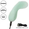 Vibratore impermeabile CALEXOTICS Pacifica Tahiti Teaser, 10 funzioni, silicone trasparente, vista d'insieme.