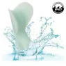 Vibratore impermeabile CALEXOTICS Pacifica Tahiti Teaser, 10 funzioni, silicone trasparente, vista d'insieme.