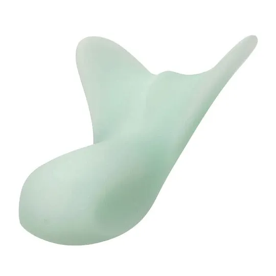 Vibratore impermeabile CALEXOTICS Pacifica Tahiti Teaser, 10 funzioni, silicone trasparente, vista d'insieme.