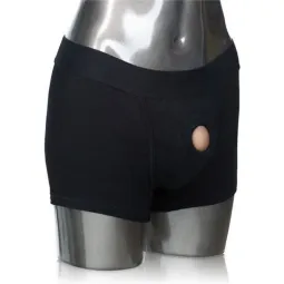 Packer Gear Boxer Harnais CALEXOTICS avec anneau renforcé et sangle interne, vue d'ensemble.