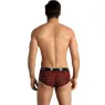 Herren-Slip-Boxer im Animal-Print rot von Anais Men aus weicher Mikrofaser, sportlicher Schnitt