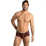 Herren-Slip-Boxer im Animal-Print rot von Anais Men aus weicher Mikrofaser, sportlicher Schnitt
