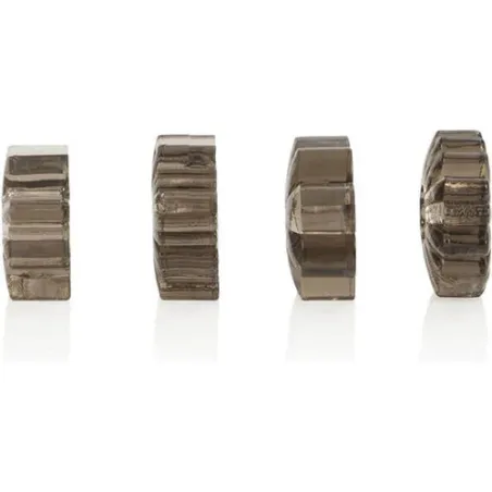 4-teiliges Set elastische TPR Penisringe CALEXOTICS, verschiedene Formen für intensive Empfindungen.