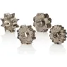 Pack de 4 rehausseurs en TPR extensible CALEXOTICS, formes variées pour sensations intenses.
