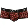 Slip boxer uomo stampa animalier tribale rosso Anais Men in microfibra morbida, taglio sportivo