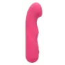CALEXOTICS Pixies Curvy Rose masseur en silicone rose à pointe flexible et 10 vitesses vibrantes