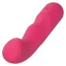 CALEXOTICS Pixies Curvy Rose masseur en silicone rose à pointe flexible et 10 vitesses vibrantes