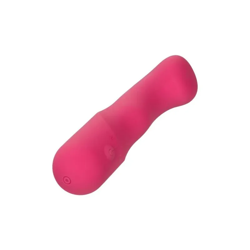 CALEXOTICS Pixies Curvy Rose masseur en silicone rose à pointe flexible et 10 vitesses vibrantes