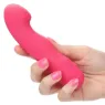 CALEXOTICS Pixies Curvy Rose masseur en silicone rose à pointe flexible et 10 vitesses vibrantes