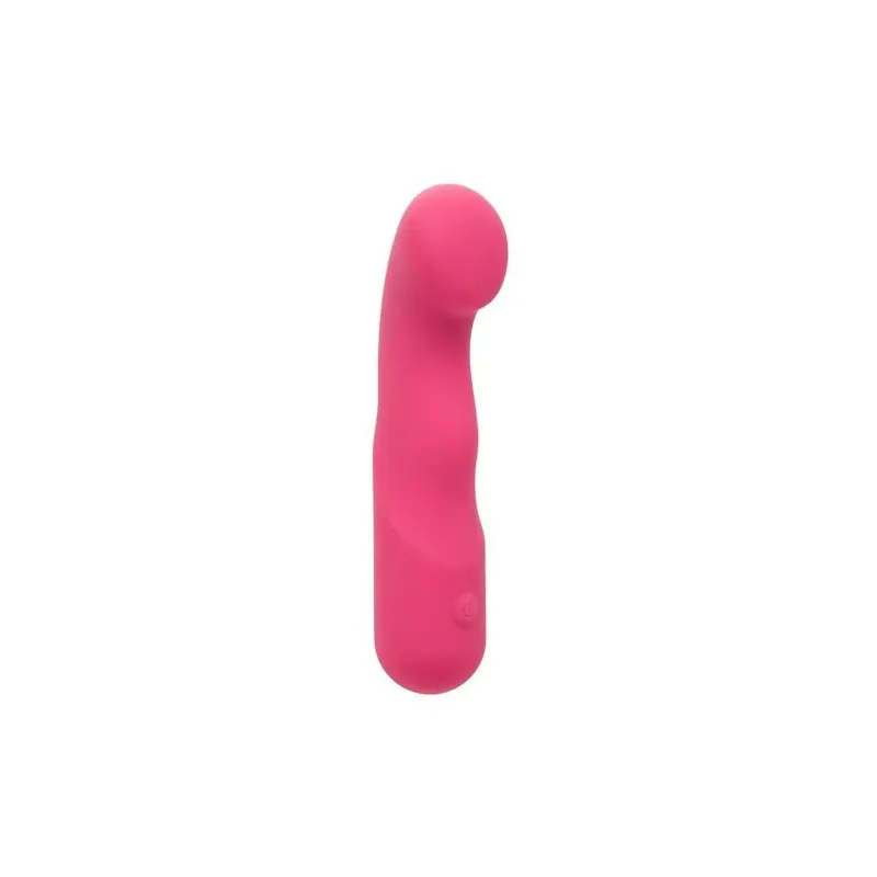 CALEXOTICS Pixies Curvy Rose masseur en silicone rose à pointe flexible et 10 vitesses vibrantes