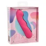 CALEXOTICS Pixies Curvy Rose masseur en silicone rose à pointe flexible et 10 vitesses vibrantes