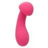Masseur intime CalExotics Pixies Exciter rose en silicone liquide avec tête flexible et 10 vitesses.