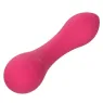 CalExotics Pixies Teaser Rose – masseur vibrant en silicone liquide rose et courbé, rechargeable et étanche