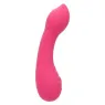 CalExotics Pixies Teaser Rose – masseur vibrant en silicone liquide rose et courbé, rechargeable et étanche