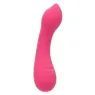 CalExotics Pixies Teaser Rose – masseur vibrant en silicone liquide rose et courbé, rechargeable et étanche