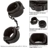 Vue d'ensemble des poignets de contrainte rembourrés CALEXOTICS noirs avec boucles réglables.