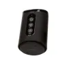 Pompe d'aspiration rechargeable Calexotics Peak noire 4 vitesses cylindre transparent anneau silicone